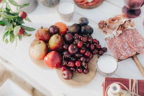 Fruit on wedding table