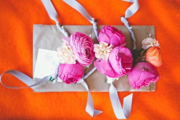 Pink corsages