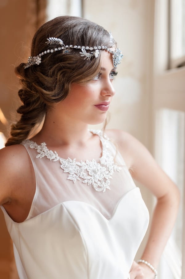 Bride with boho headband