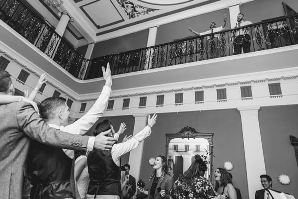 Wedding party in Buckland House