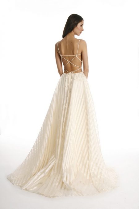 Back of Nikki Wedding Dress - Eugenia Couture Joy Spring 2017 Bridal Collection