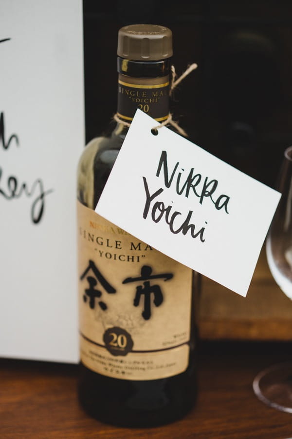 Bottle of Yoichi whisky