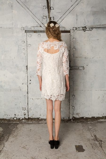 Back of Anna Wedding Dress - Indiebride 2017 Bridal Collection