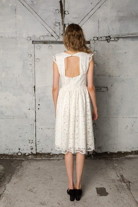 Back of Aurore Wedding Dress - Indiebride 2017 Bridal Collection