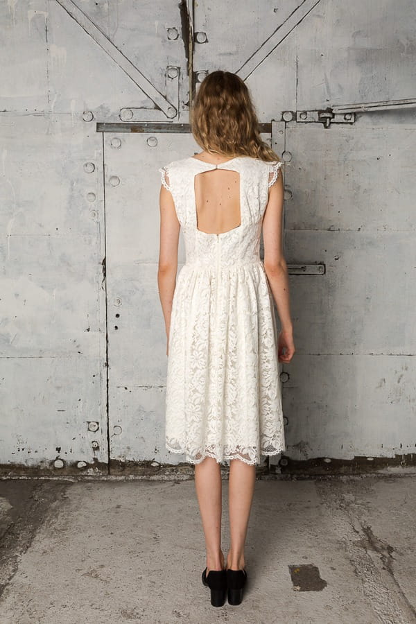 Back of Aurore Wedding Dress - Indiebride 2017 Bridal Collection