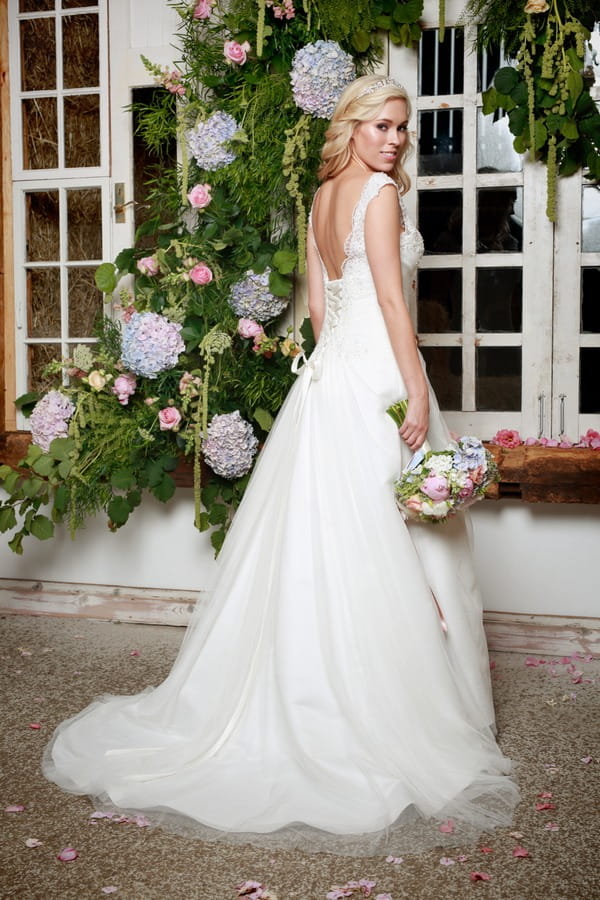 Back of Bryn Wedding Dress - Amanda Wyatt She Walks with Beauty 2017 Bridal Collection