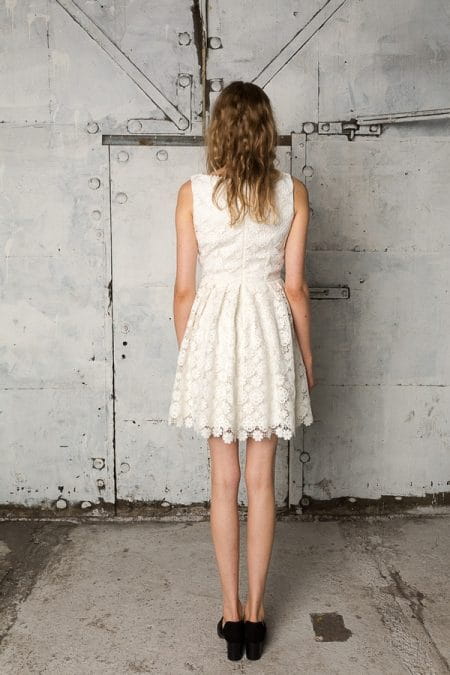 Back of Elena Wedding Dress - Indiebride 2017 Bridal Collection