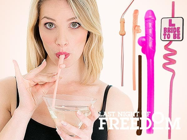 Hen Party Drinking Straws