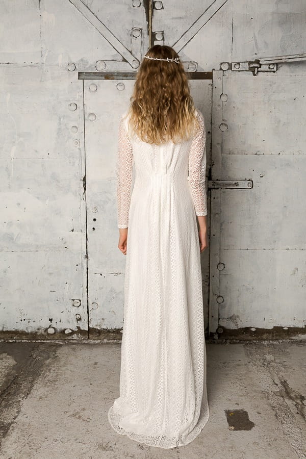 Back of Janine Wedding Dress - Indiebride 2017 Bridal Collection