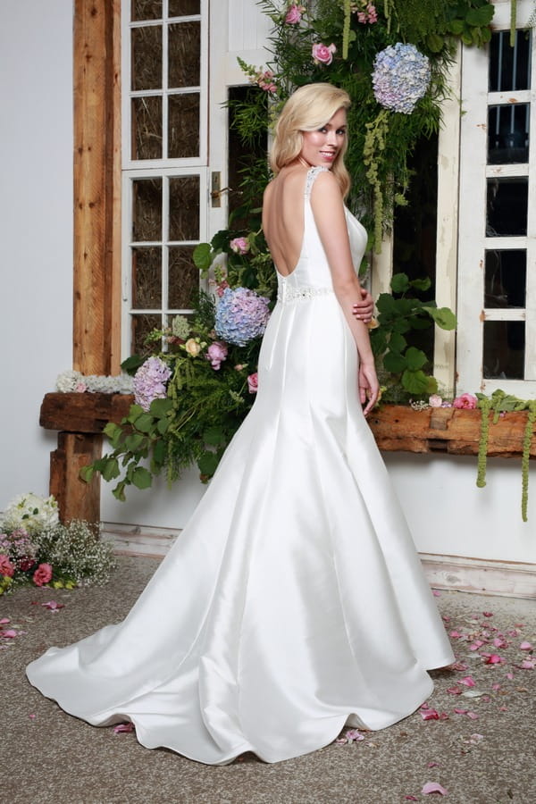 Back of Jewel Wedding Dress - Amanda Wyatt She Walks with Beauty 2017 Bridal Collection