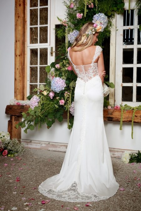 Back of Kathy Wedding Dress - Amanda Wyatt She Walks with Beauty 2017 Bridal Collection