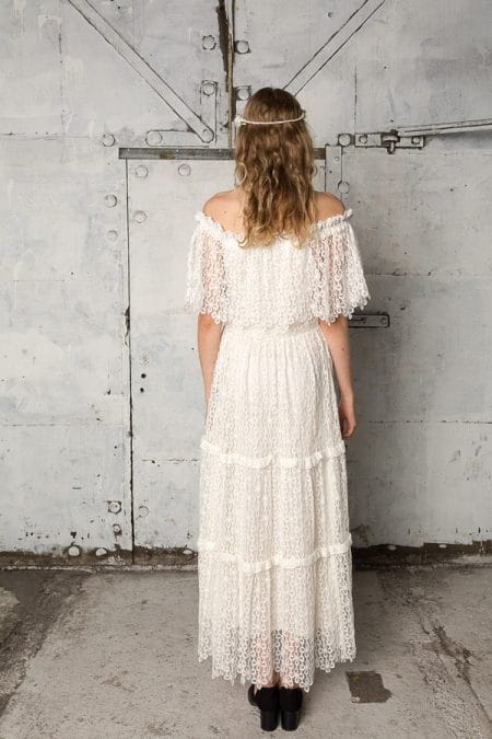 Back of Kelly Wedding Dress - Indiebride 2017 Bridal Collection