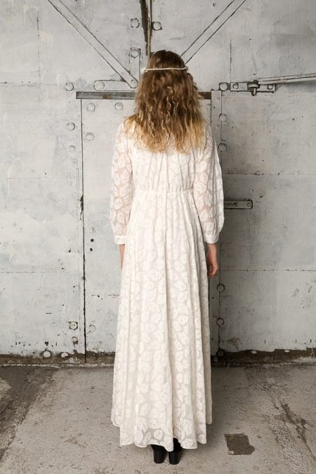 Back of Lucinda Maxi Wedding Dress - Indiebride 2017 Bridal Collection