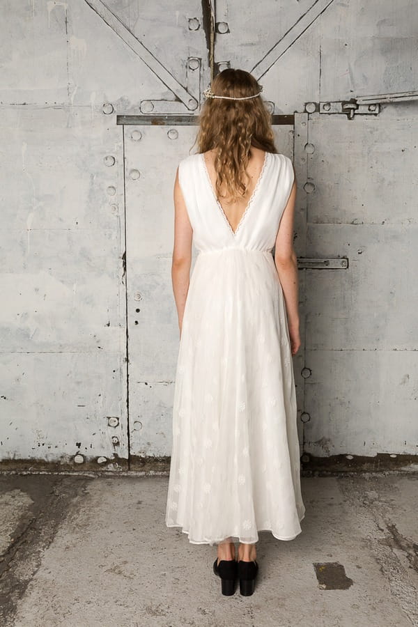 Back of Mariel Wedding Dress - Indiebride 2017 Bridal Collection