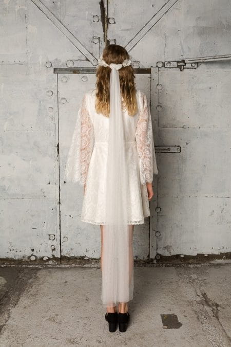 Back of Mila Wedding Dress - Indiebride 2017 Bridal Collection
