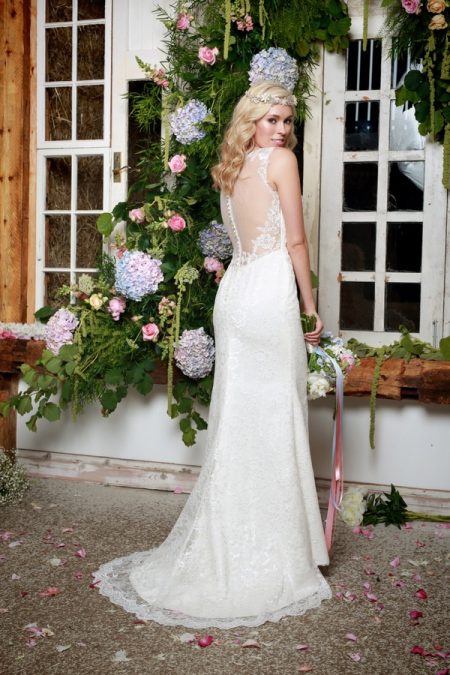 Back of Shiloh Wedding Dress - Amanda Wyatt She Walks with Beauty 2017 Bridal Collection