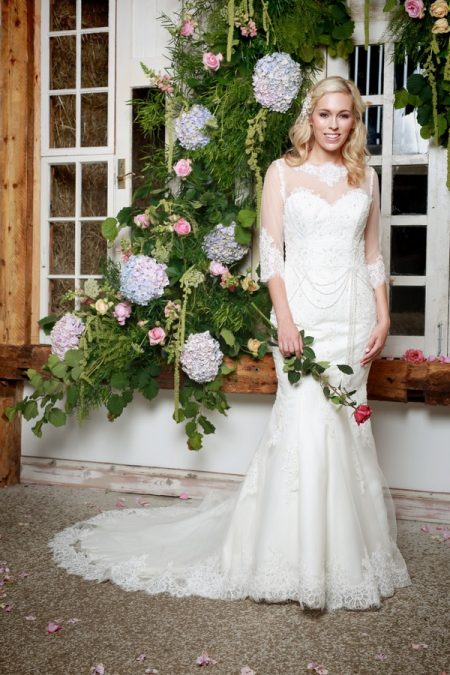 Winter Wedding Dress - Amanda Wyatt She Walks with Beauty 2017 Bridal Collection