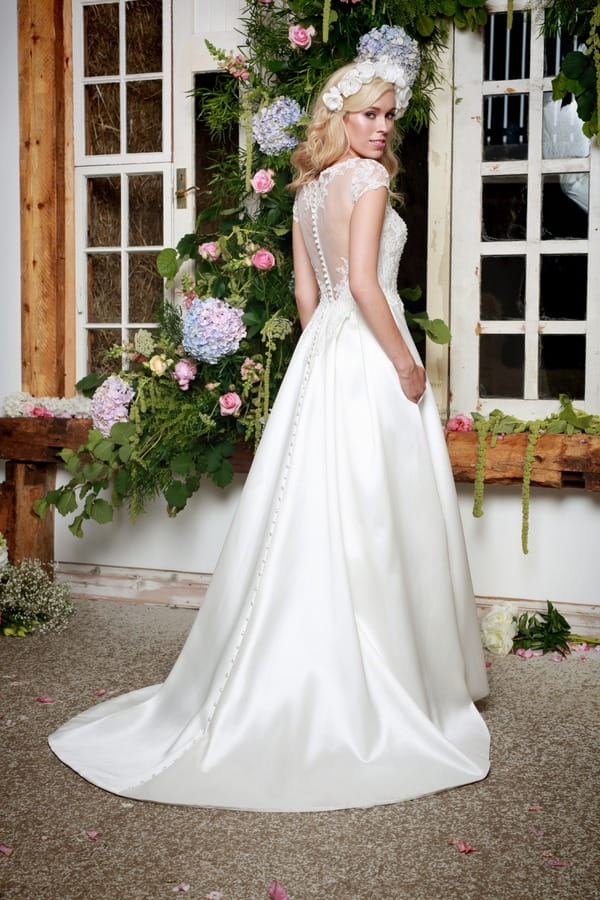 Back of Wren Wedding Dress - Amanda Wyatt She Walks with Beauty 2017 Bridal Collection