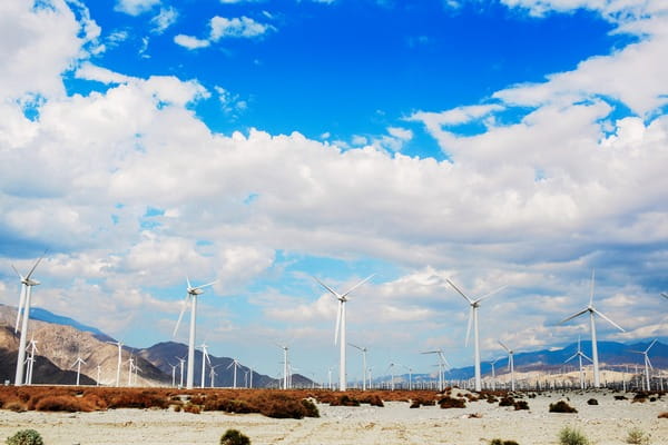 Windfarm in Palm Springs, California