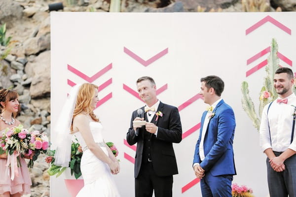 Katie Leclerc and Brian Habecost wedding ceremony