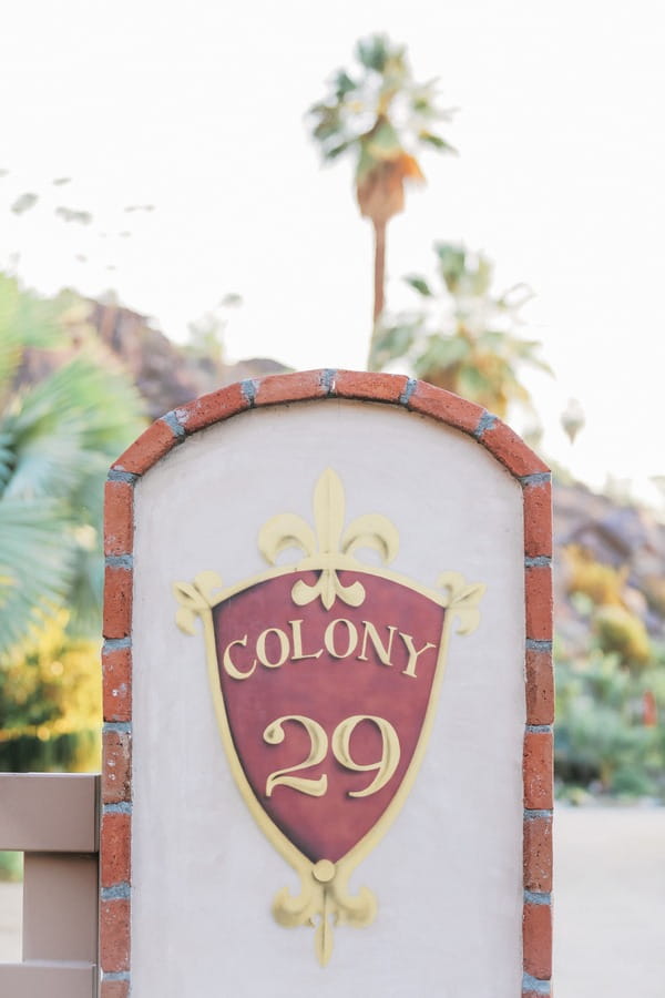 Colony 29 sign