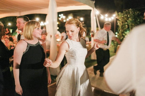 Katie Leclerc dancing at her wedding