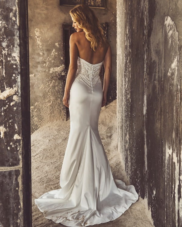 Back of Karen Wedding Dress - Elbeth Gillis Luxury 2017 Bridal Collection