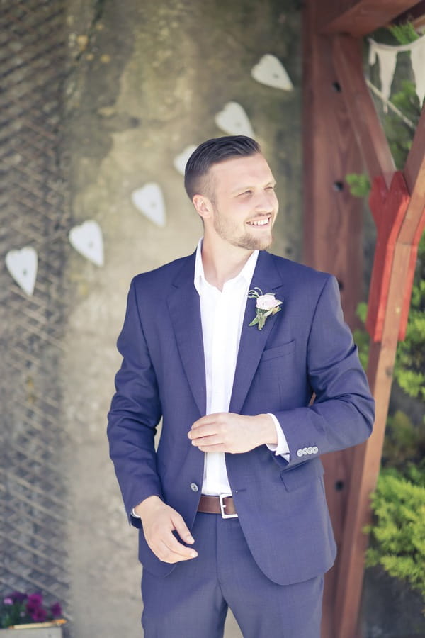 Groom waiting for bride