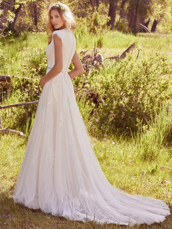 Back of Ashley Wedding Dress - Maggie Sottero Avery Spring 2017 Bridal Collection