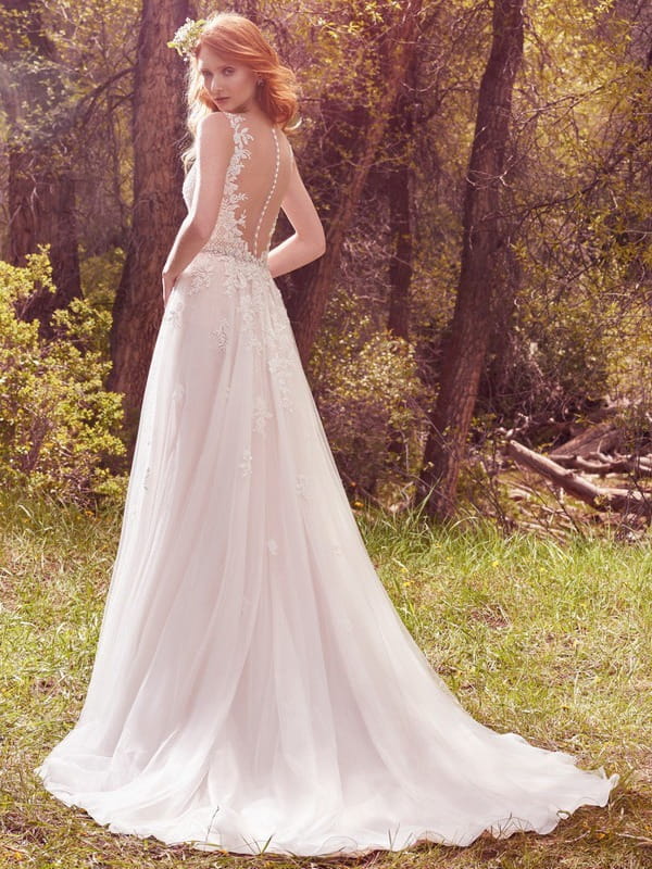 Back of Avery Wedding Dress - Maggie Sottero Avery Spring 2017 Bridal Collection