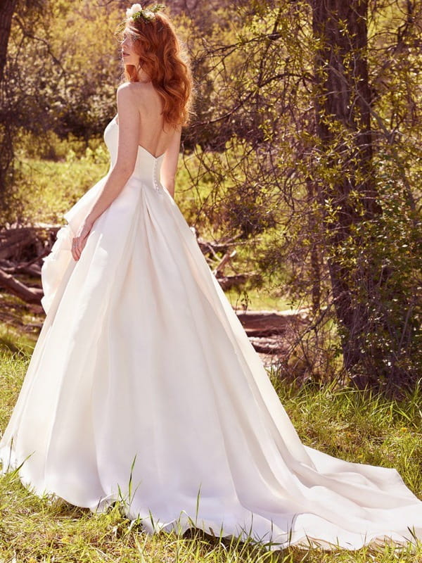 Back of Bianca Wedding Dress - Maggie Sottero Avery Spring 2017 Bridal Collection