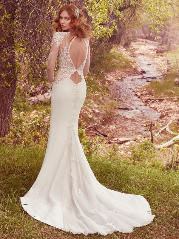 Back of Blanche Wedding Dress - Maggie Sottero Avery Spring 2017 Bridal Collection