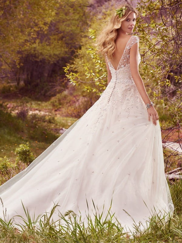 Back of Freesia Wedding Dress - Maggie Sottero Avery Spring 2017 Bridal Collection