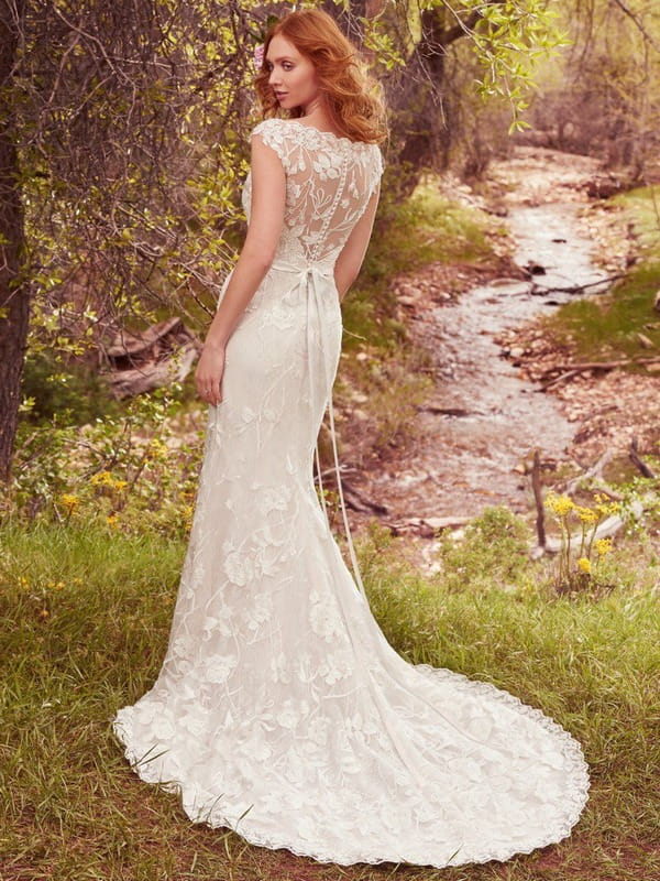 Back of Gretchen Wedding Dress - Maggie Sottero Avery Spring 2017 Bridal Collection