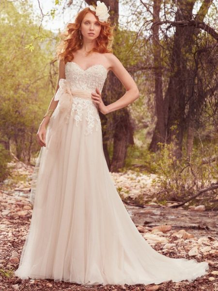 Harmony Wedding Dress with Belt - Maggie Sottero Avery Spring 2017 Bridal Collection