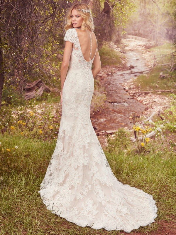 Back of Hudson Wedding Dress - Maggie Sottero Avery Spring 2017 Bridal Collection