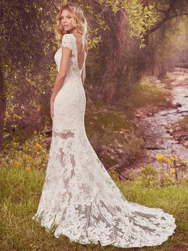 Back of Hudson Marie Wedding Dress - Maggie Sottero Avery Spring 2017 Bridal Collection