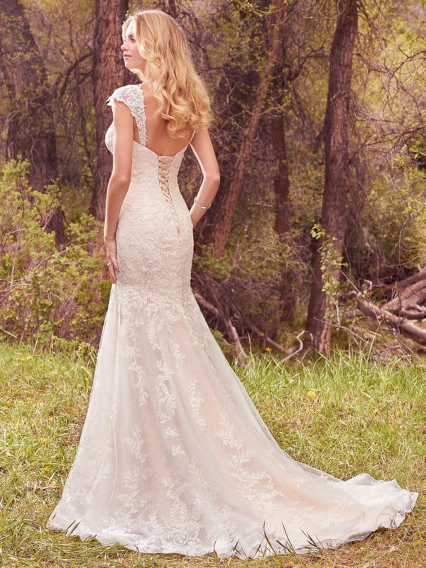 Back of Larissa Wedding Dress - Maggie Sottero Avery Spring 2017 Bridal Collection