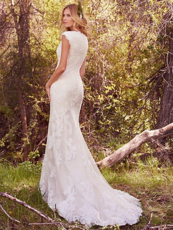 Back of Madison Wedding Dress - Maggie Sottero Avery Spring 2017 Bridal Collection