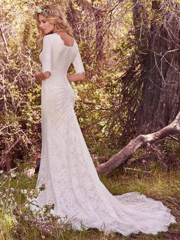 Back of McKenzie Marie Wedding Dress - Maggie Sottero Avery Spring 2017 Bridal Collection