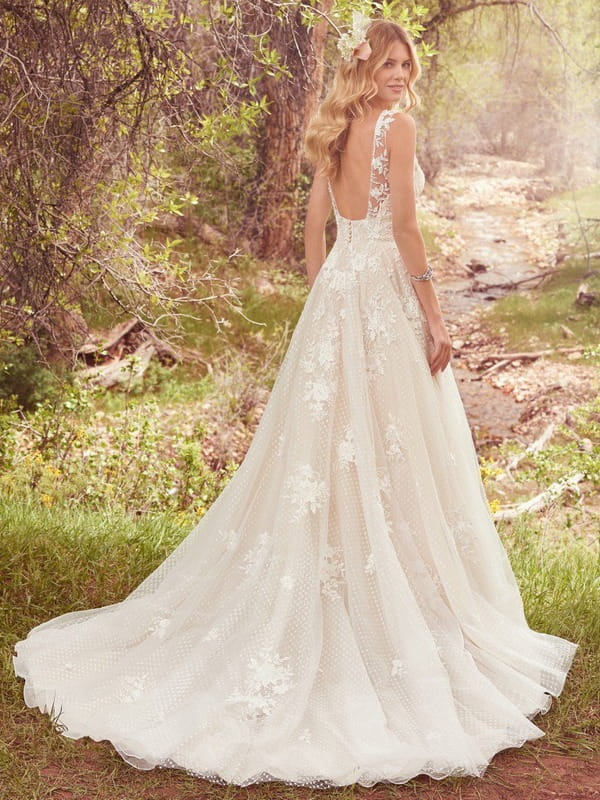 Back of Meryl Wedding Dress - Maggie Sottero Avery Spring 2017 Bridal Collection