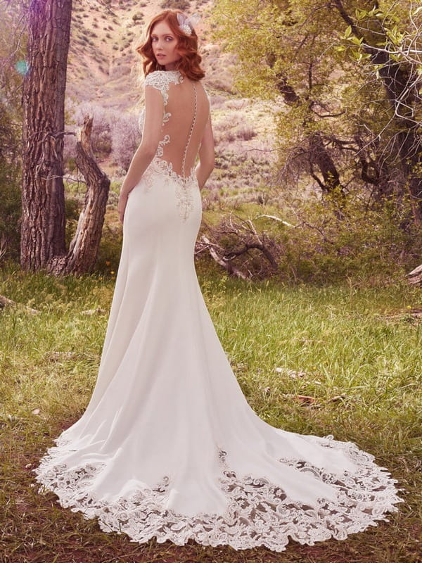 Back of Odette Wedding Dress - Maggie Sottero Avery Spring 2017 Bridal Collection