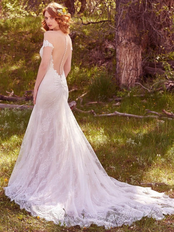 Back of Shae Wedding Dress - Maggie Sottero Avery Spring 2017 Bridal Collection