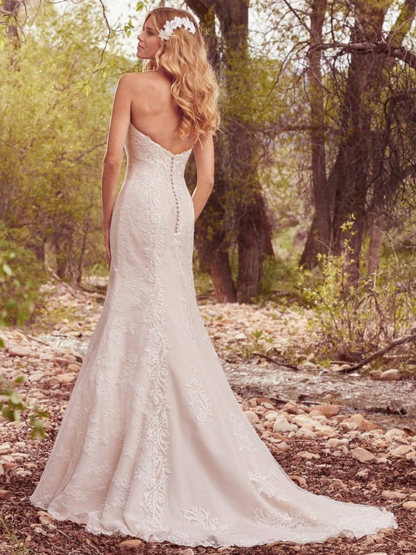 Back of Vonae Wedding Dress - Maggie Sottero Avery Spring 2017 Bridal Collection