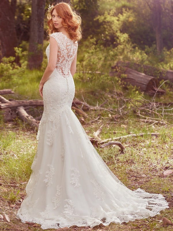 Back of Zalia Wedding Dress - Maggie Sottero Avery Spring 2017 Bridal Collection