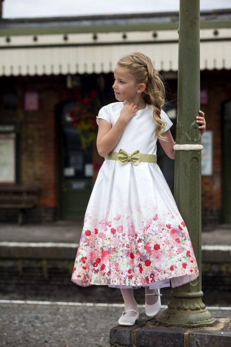 Georgina flower girl dress by Nicki Macfarlane