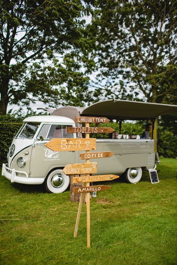 Wedding Sign and VW Camper