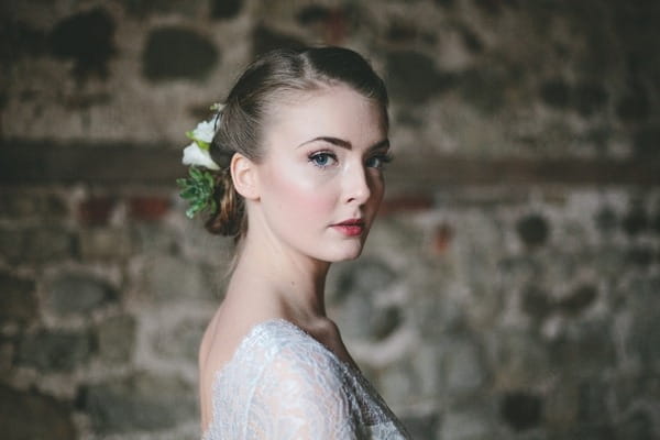 Bride with updo