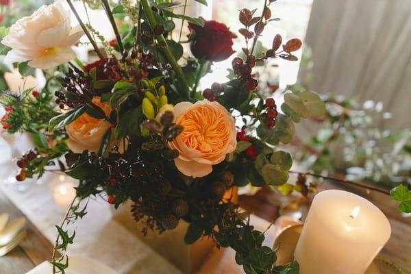 Winter table flowers