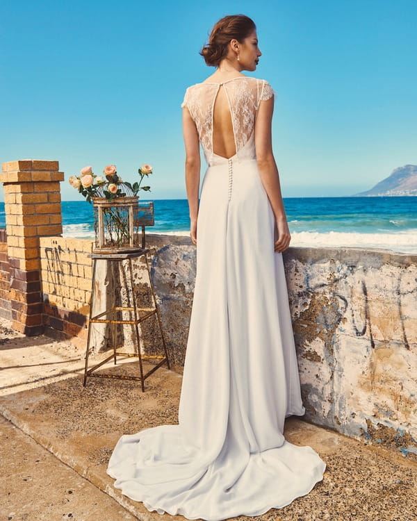 Back of Linda, Shelby and Michelle - Elbeth Gillis Milk and Honey 2017 Bridal Collection